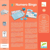 Djeco - Numero Bingo Counting and Number Eduludo Game