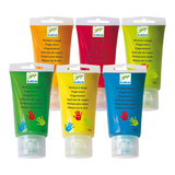 Djeco - Finger Paint Tubes - 6 tubes