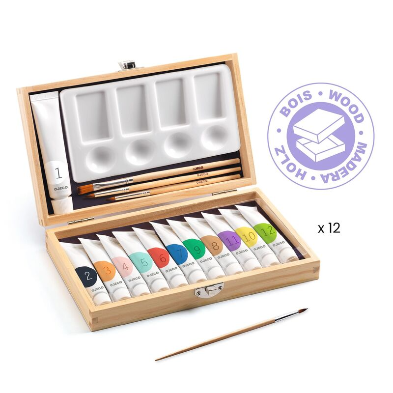 Artist's Box With 12 Gouache