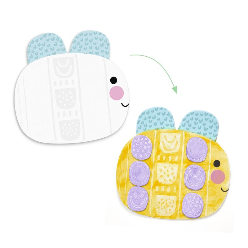 Djeco - Small  Forms Magic Finger Painting Set