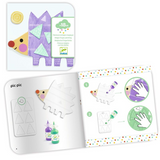 Djeco - Small  Forms Magic Finger Painting Set