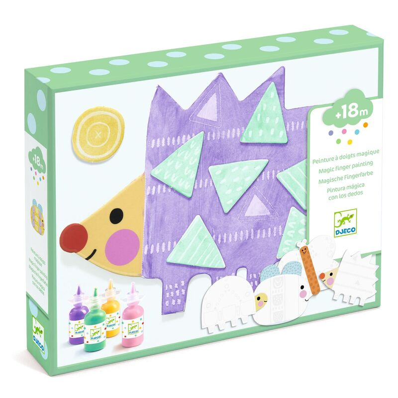 Djeco - Small  Forms Magic Finger Painting Set