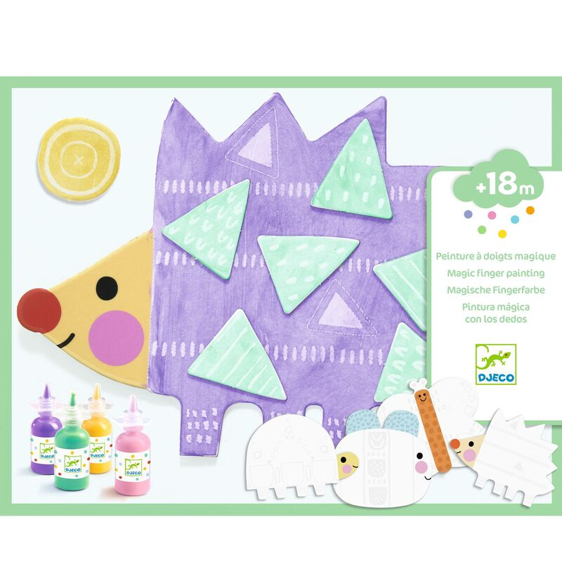 Djeco - Small  Forms Magic Finger Painting Set