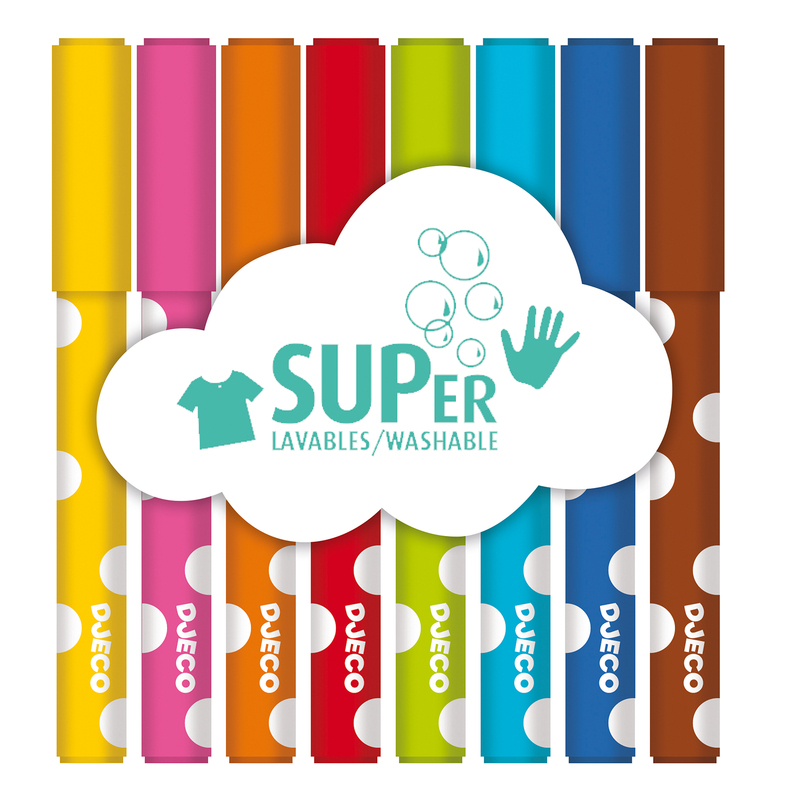 Djeco Felt Tips For Little Ones 8Pk