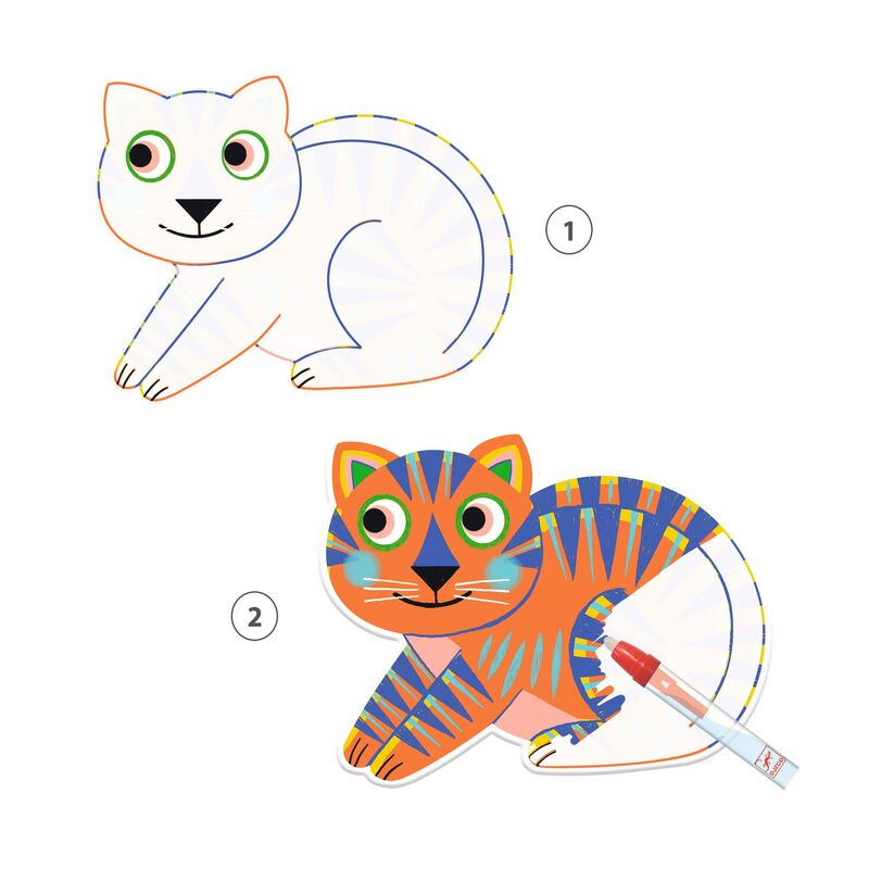 Magic Water Colouring - Animals