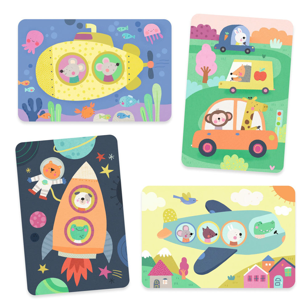 Djeco - Magic Water Colouring - On The Road