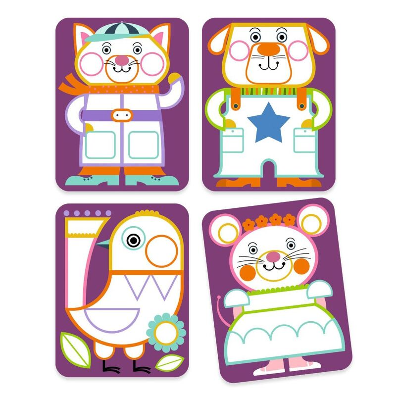 Djeco - Chubby Cheeks Painting Set With Palette