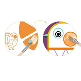 Djeco - Chubby Cheeks Painting Set With Palette