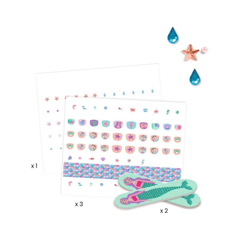 Djeco - Soft Nail Sticker Activity Set