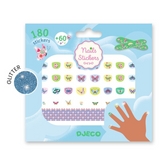 Djeco - Springtime Butterflies Nail Sticker Set