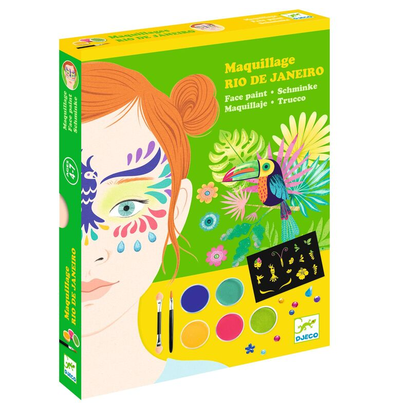 Djeco - Rio de Janeiro Face Painting Activity Kit