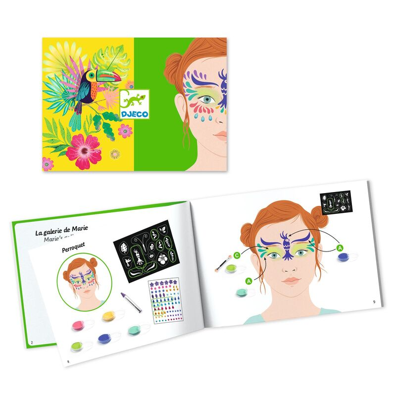 Djeco - Rio de Janeiro Face Painting Activity Kit