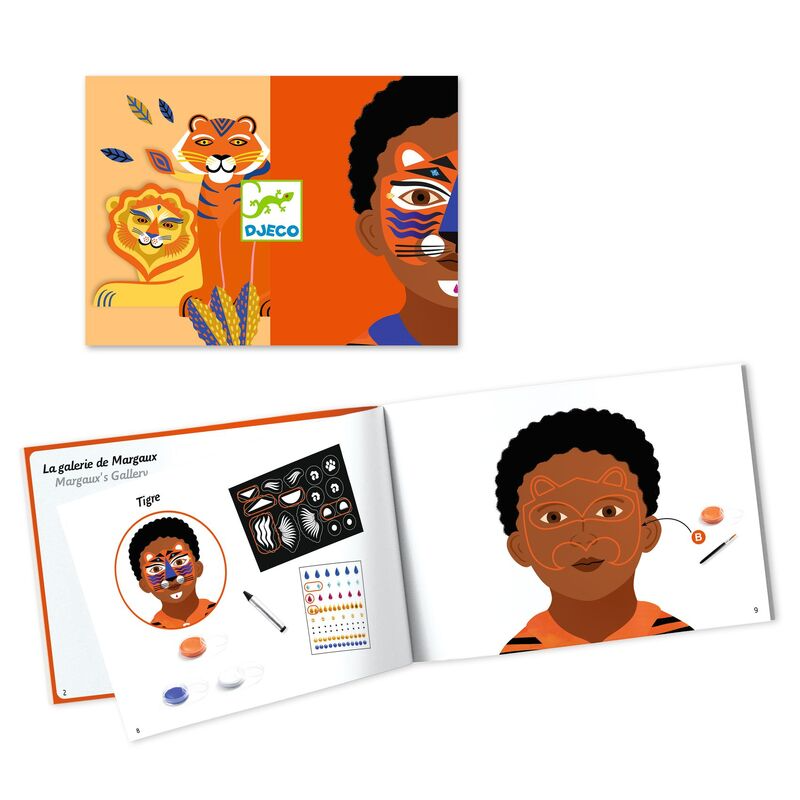 Djeco - Panthera Face Painting Activity Kit
