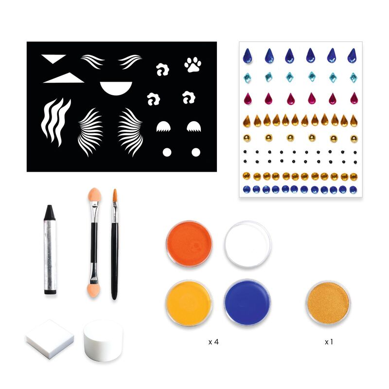 Djeco - Panthera Face Painting Activity Kit