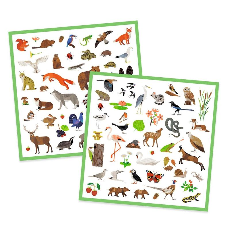 Djeco - Stickers - Fauna