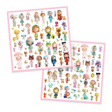 Djeco - Tinyly Metallic Stickers