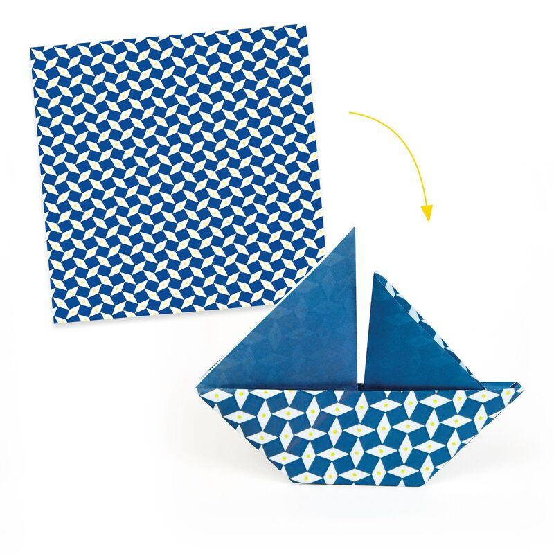 Djeco - 100 Origami Sheets - Natsu
