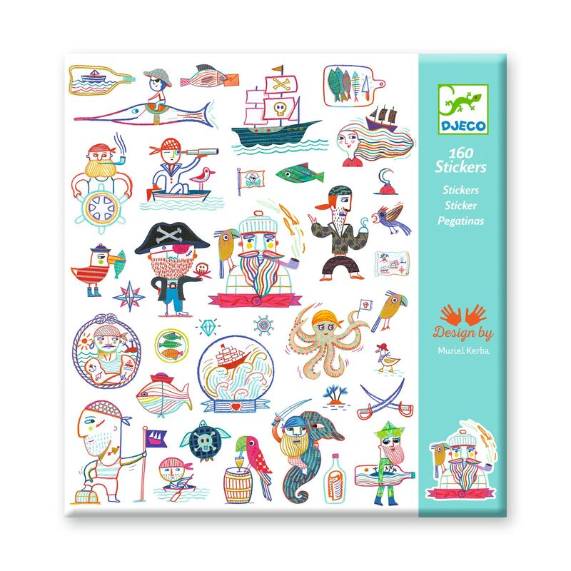 Djeco Stickers - Pirate Attack!