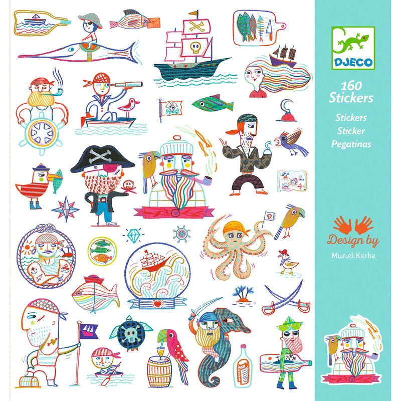 Djeco Stickers - Pirate Attack!