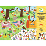 Djeco - Party Time! 100 Decals & 3 Backgrounds
