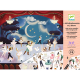 Djeco - Little Ballet Dancers Rub-On Transfer Activity Set