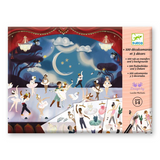 Djeco - Little Ballet Dancers Rub-On Transfer Activity Set