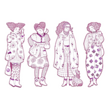 Djeco - Les Demoiselles Colouring - Rosemary & Friends