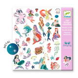 Djeco Stickers - Sparkly Mermaids Metallic