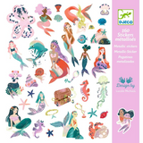 Djeco Stickers - Sparkly Mermaids Metallic