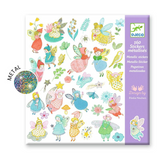 Djeco Stickers - Sparkly Fairies Metallic