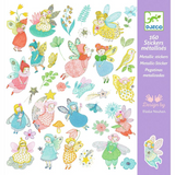 Djeco Stickers - Sparkly Fairies Metallic