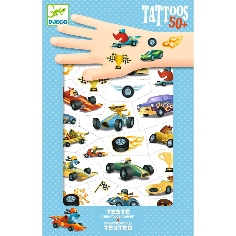 Djeco - Tattoos - Speedsters