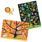 Djeco - Reusable Puffy Sticker Set - Tree Climb
