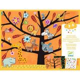 Djeco - Reusable Puffy Sticker Set - Tree Climb