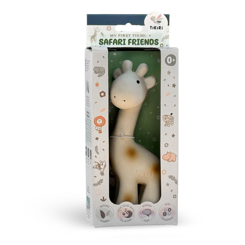 Tikiri - Rubber Teether / Bath Toy - Giraffe