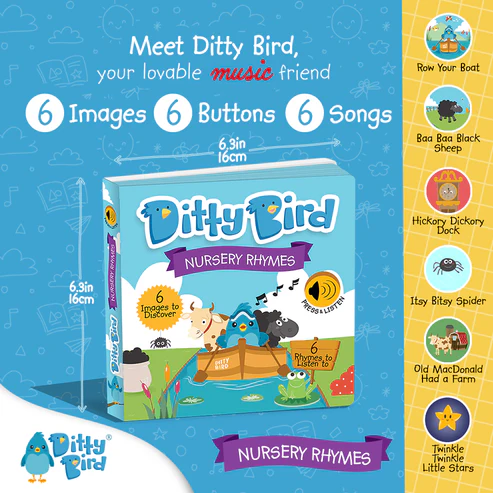Ditty Bird Book - Nursery Rhymes