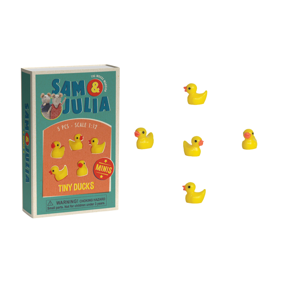 Sam & Julia - Mini Doll House Accessories - Rubber Ducks