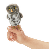 Folkmanis Finger Puppet - Spotted Grey Owl