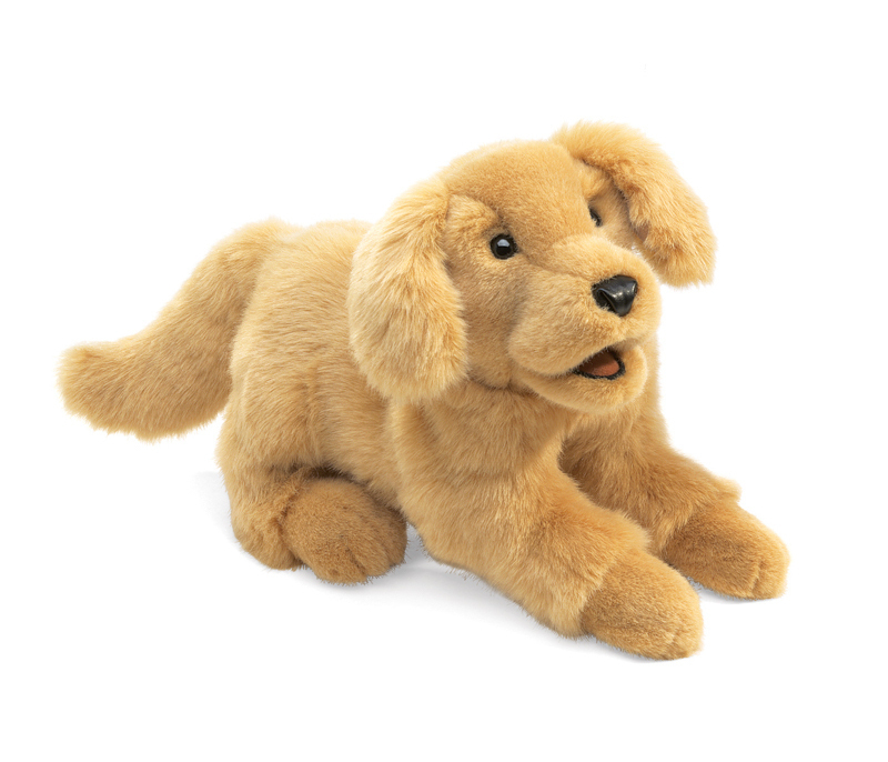 Folkmanis Puppet - Golden Retriever Puppy