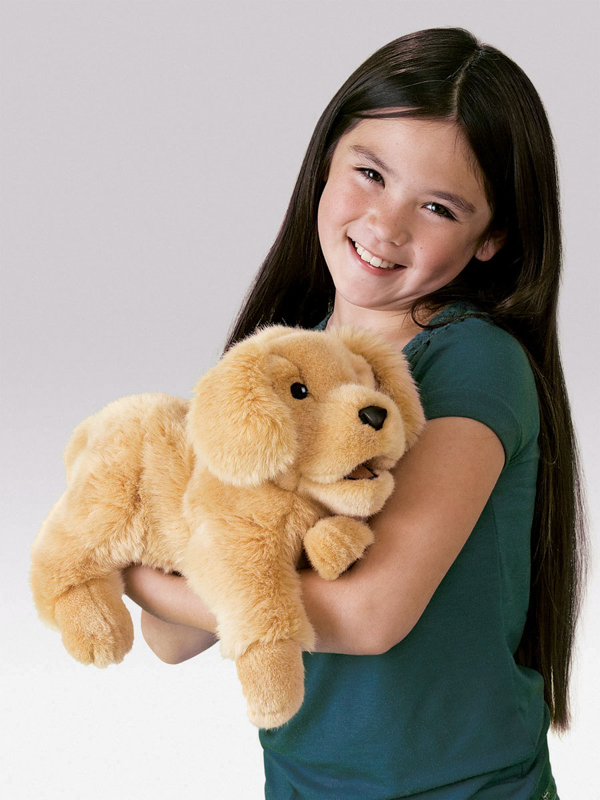 Folkmanis Puppet - Golden Retriever Puppy