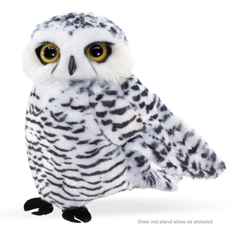 Folkmanis Puppet - Small Snowy Owl