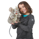 Folkmanis Puppet - Grey Mouse