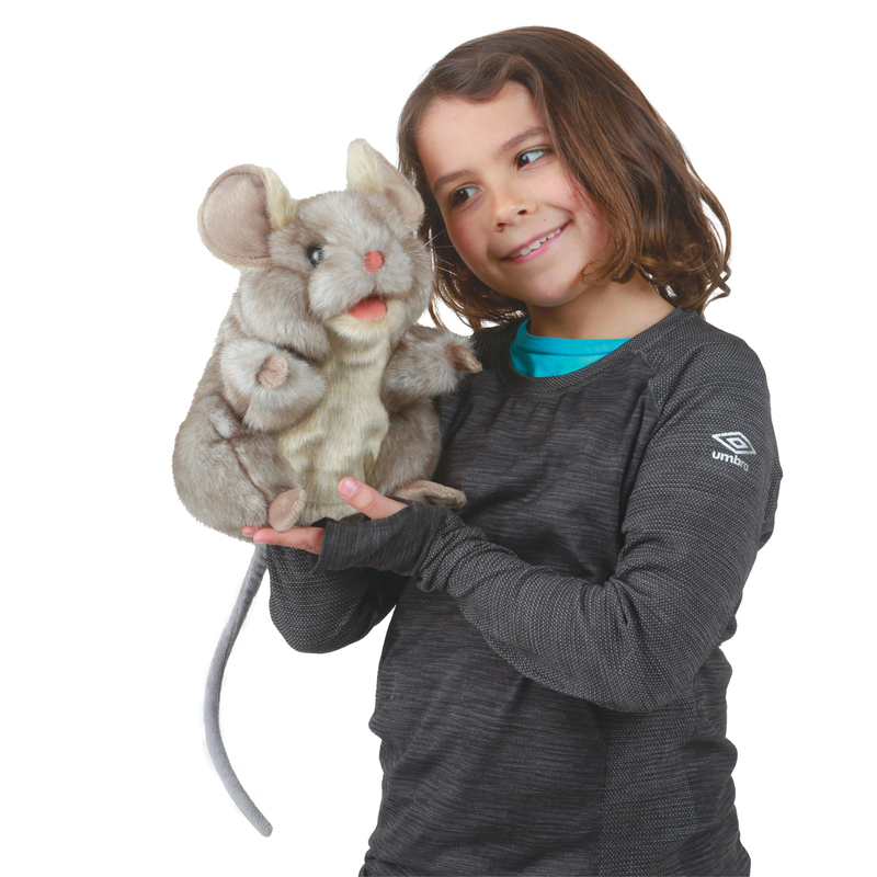 Folkmanis Puppet - Grey Mouse