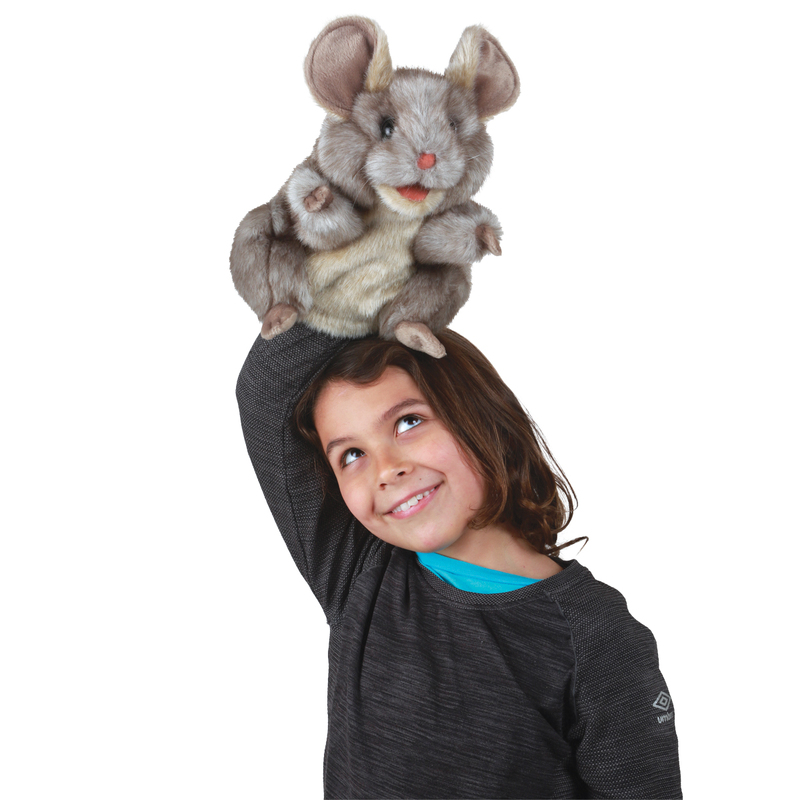 Folkmanis Puppet - Grey Mouse