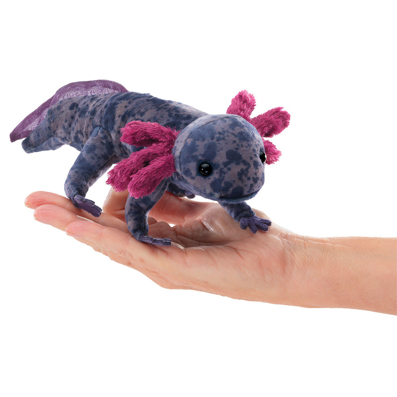 Folkmanis  Puppet - Black Axolotl