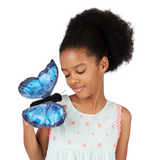 Folkmanis Finger Puppet - Blue Morpho Butterfly