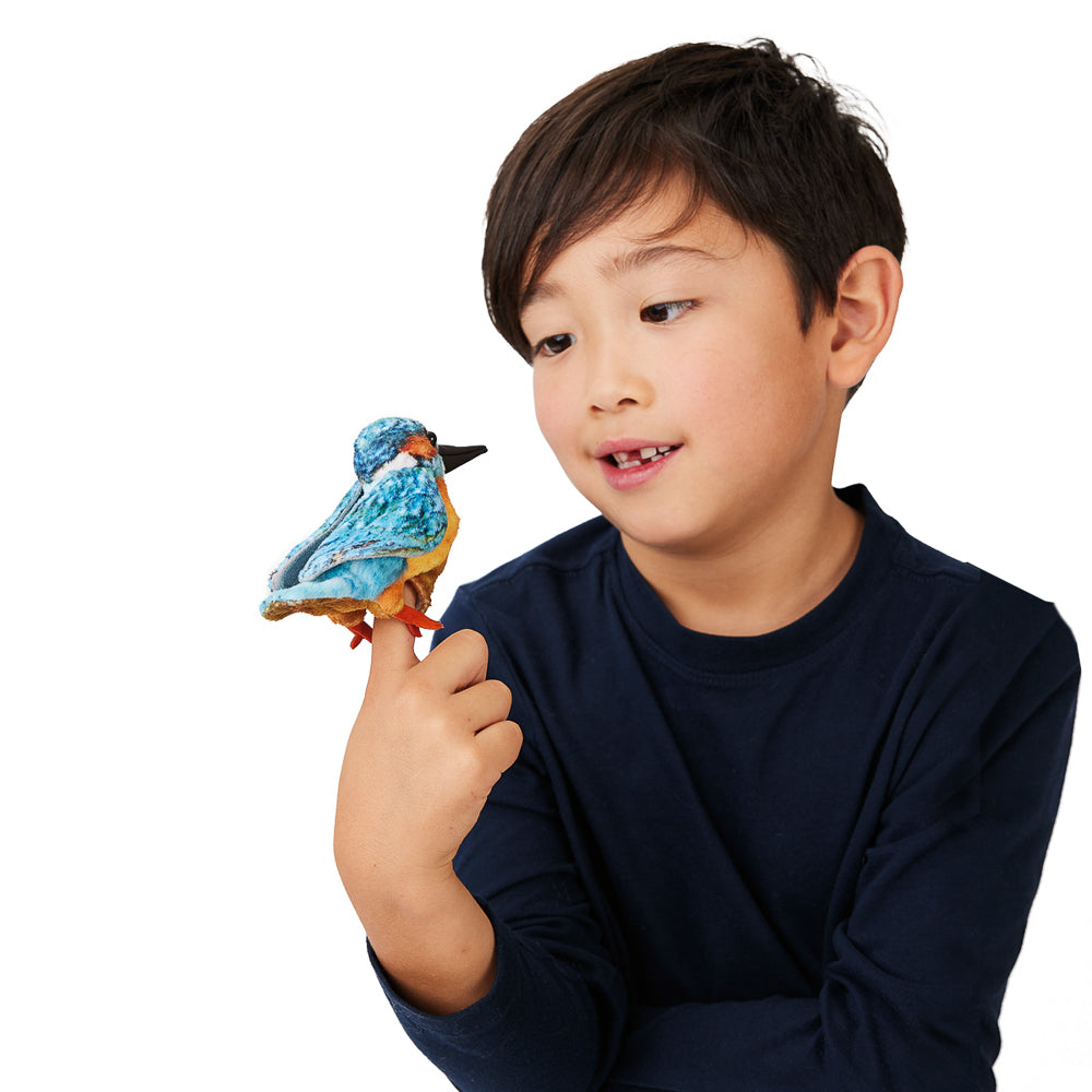 Folkmanis Finger Puppet - Common Kingfisher