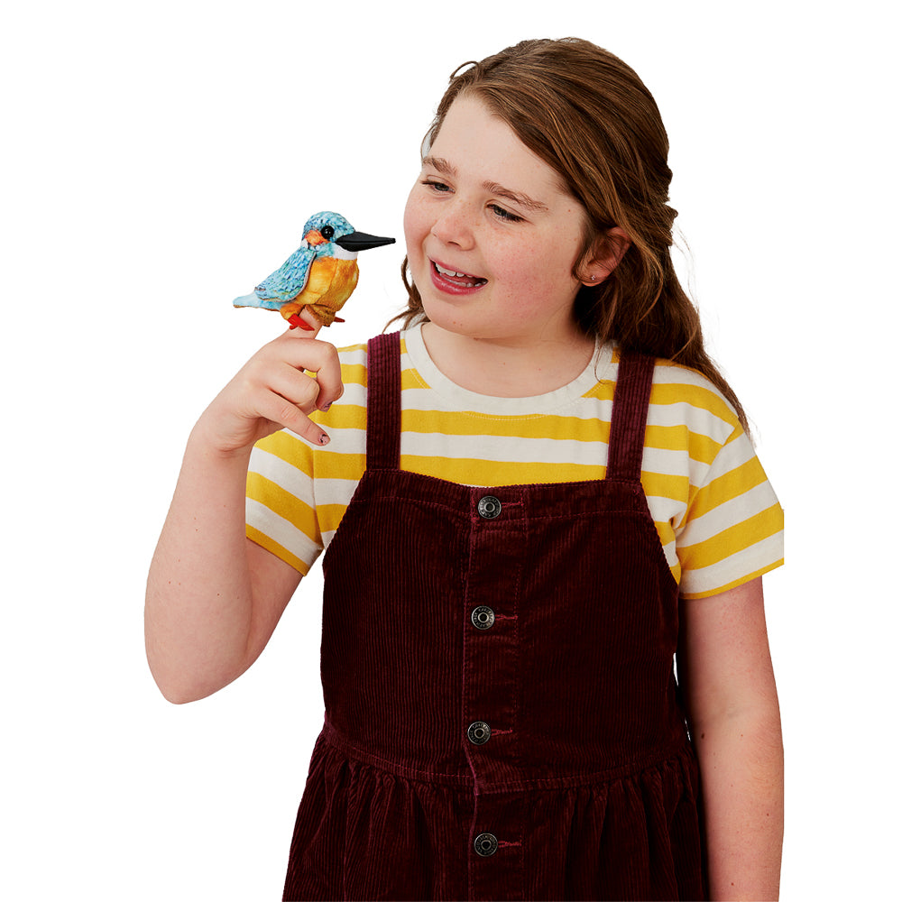 Folkmanis Finger Puppet - Common Kingfisher