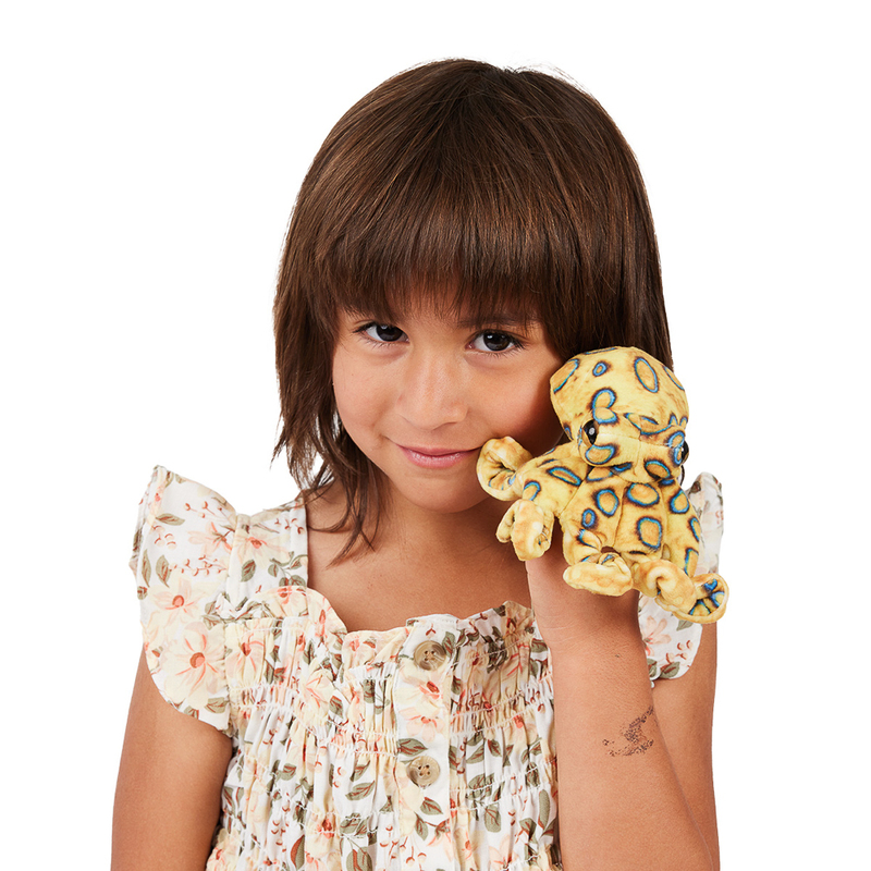 Folkmanis Finger Puppet - Blue Ringed Octopus
