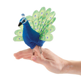 Folkmanis Finger Puppet - Peacock